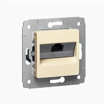   Legrand 773741 Cariva LCS2 1XRJ45 Cat6 UTP aljzat keret nélkül bézs ( Legrand 773741 )