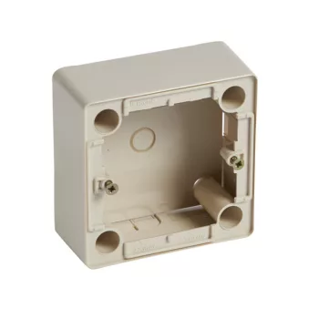   Legrand 773797 Cariva kiemelődoboz 2P+F aljzathoz, 36 mm mély, bézs ( Legrand 773797 )