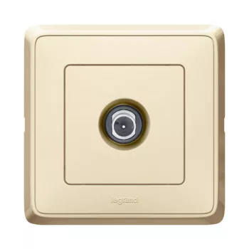   Legrand 773979 Cariva TV aljzat végzáró 10dB kerettel bézs ( Legrand 773979 )