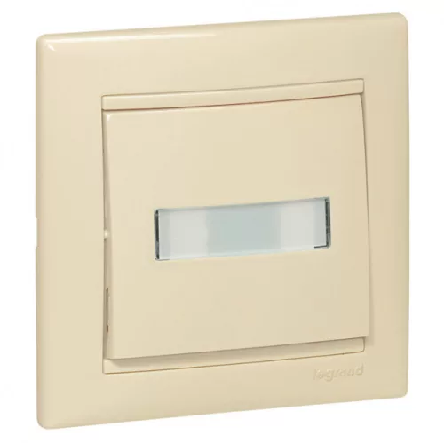 Legrand Valena 774117 egypólusú nyomó (N101), 10 A, IP31, elefántcsont, süllyesztett