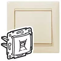 Legrand Valena 774130 RJ45 aljzat, IP20, elefántcsont, süllyesztett