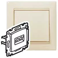 Legrand Valena 774143 RJ45 aljzat, IP20, elefántcsont, süllyesztett