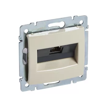   Legrand 774172 Valena RJ45 informatikai csatlakozóaljzat Cat.6A STP, elefántcsont ( Legrand 774172 )