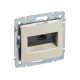 Legrand 774172 Valena RJ45 informatikai csatlakozóaljzat Cat.6A STP, elefántcsont ( Legrand 774172 )