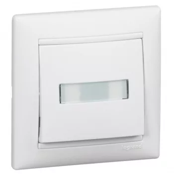 Legrand Valena 774217 egypólusú nyomó (N101), 10 A, IP31, fehér, süllyesztett