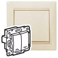 Legrand Valena 774304 redőnykapcsoló, 10 A, IP20, elefántcsont, süllyesztett