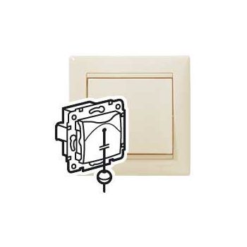   Legrand Valena 774319 húzózsinóros váltóérintkezős nyomó, elefántcsont burkolattal keret nélkül, süllyesztett 10A 250V (Legrand 774319)