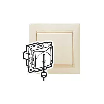 Legrand Valena 774319 húzózsinóros váltóérintkezős nyomó, 10 A, IP31, elefántcsont