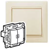 Legrand Valena 774328 csillárkapcsoló (105), 10 A, IP20, elefántcsont, süllyesztett