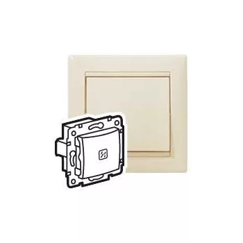 Legrand Valena 774348 keresztkapcsoló (107), 10 A, IP20, elefántcsont, süllyesztett