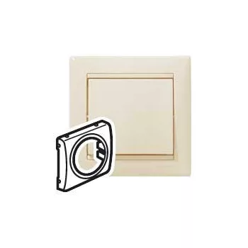 Legrand Valena 774380 burkolat, IP20, elefántcsont, süllyesztett
