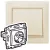 Legrand Valena 774395 földelt dugalj 2P+F, 16 A, IP20, elefántcsont, süllyesztett