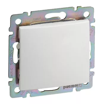 Legrand Valena 774401 egypólusú kapcsoló (101), 10 A, IP20, fehér, süllyesztett