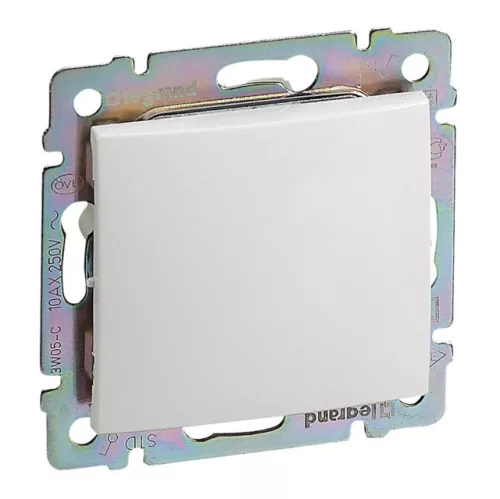 Legrand Valena 774401 egypólusú kapcsoló (101), 10 A, IP20, fehér, süllyesztett