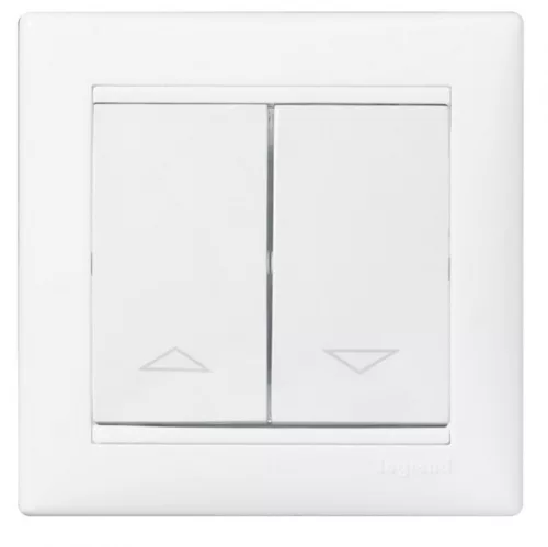 Legrand Valena 774404 redőnykapcsoló, 10 A, IP20, fehér, süllyesztett