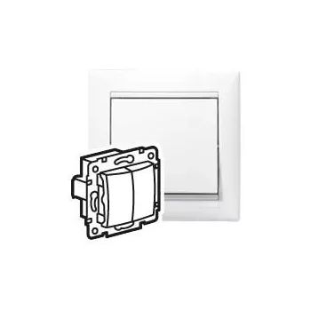 Legrand Valena 774405 csillárkapcsoló (105), 10 A, IP20, fehér, süllyesztett