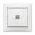 Legrand Valena 774413 egypólusú nyomó (N101), 10 A, IP31, fehér, süllyesztett