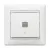 Legrand Valena 774415 egypólusú nyomó (N101), 10 A, IP31, fehér, süllyesztett