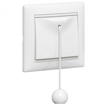   Legrand Valena 774419 húzózsinóros váltóérintkezős nyomó, fehér burkolattal keret nélkül, süllyesztett 10A 250V (Legrand 774419)