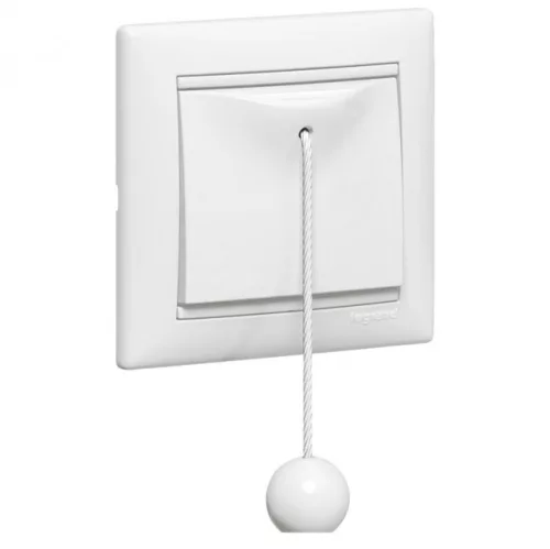 Legrand Valena 774419 húzózsinóros váltóérintkezős nyomó, 10 A, IP31, fehér, süllyesztett