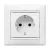 Legrand Valena 774421 földelt dugalj 2P+F, 16 A, IP21, fehér, süllyesztett
