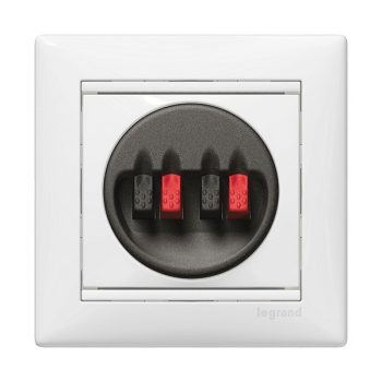   Legrand 774424 Valena hangszóró-csatlakozóaljzat fehér ( Legrand 774424 )