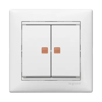 Legrand Valena 774428 csillárkapcsoló (105), 10 A, IP20, fehér, süllyesztett