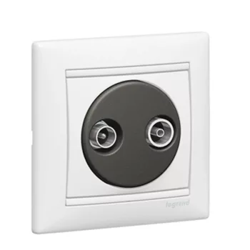 Legrand Valena 774432 TV-R aljzat, IP21, fehér, süllyesztett