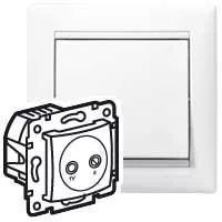 Legrand Valena 774434 TV-R aljzat, IP21, fehér, süllyesztett
