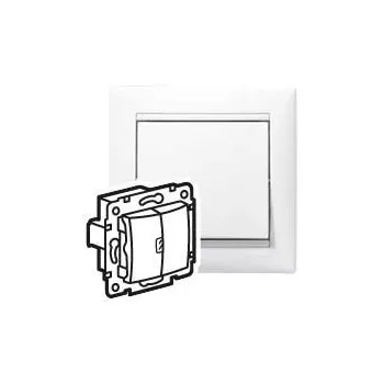 Legrand Valena 774445 csillárkapcsoló (105), 10 A, IP20, fehér, süllyesztett