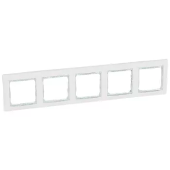   Legrand Valena 774465 5-ös kristály keret vízszintes elhelyezéssel (Legrand 774465)