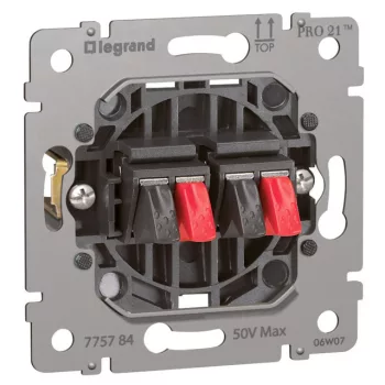   Legrand 775784 Galea Life hifi hangszóró aljzat, sztereo ( Legrand 775784 )