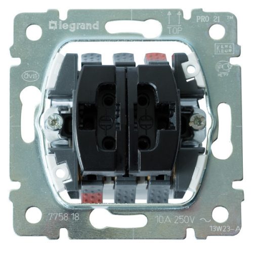 Legrand 775818 Galea Life kettős váltóérintkezős nyomó mechanizmus ( Legrand 775818 )