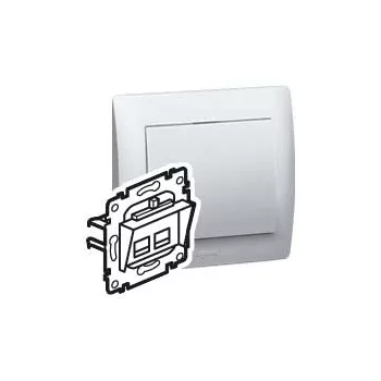   Legrand 775823 Galea Life 2xRJ45 Cat 6 UTP mechanizmus, körmös, LCS2 ( Legrand 775823 )