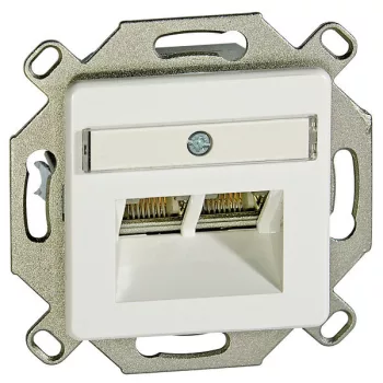   Legrand 775887 Galea 2XRJ45 Cat5e SFTP aljzat csavaros, LCS2 ( Legrand 775887 )