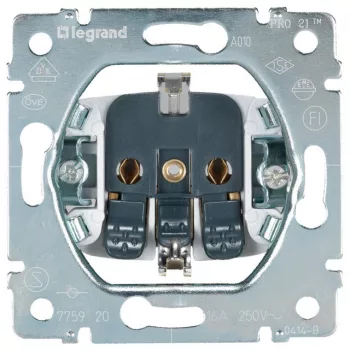   Legrand 775920 Galea Life 2P+F földelt csatlakzóaljzat mechanizmus, rugós ( Legrand 775920 )