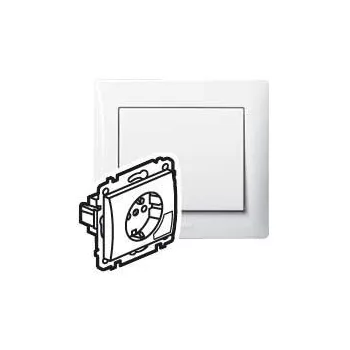   Legrand 777024 Galea Life 2P+F kiemelővel fehér ( Legrand 777024 )