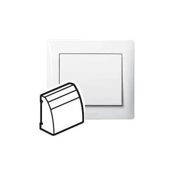   Legrand 777076 Galea Life 60 fokos RJ45 informatikai csatlakozóaljzat burkolat, fehér ( Legrand 777076 )