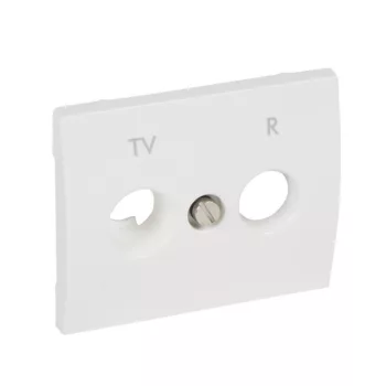  Legrand 777083 Galea Life TV-RD antenna-csatlakozóaljzat burkolat (30 mm), fehér ( Legrand 777083 )