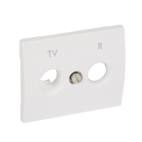 Legrand 777083 Galea Life TV-RD antenna-csatlakozóaljzat burkolat (30 mm), fehér ( Legrand 777083 )