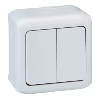 Legrand Forix 782362 csillárkapcsoló (105), 10 A, IP44, fehér, falon kívüli