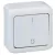 Legrand Forix 782386 kétpólusú kapcsoló (102), 10 A, IP44, szürke, falon kívüli