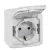 Legrand Forix 782393 földelt dugalj 2P+F, 16 A, IP44, szürke, falon kívüli