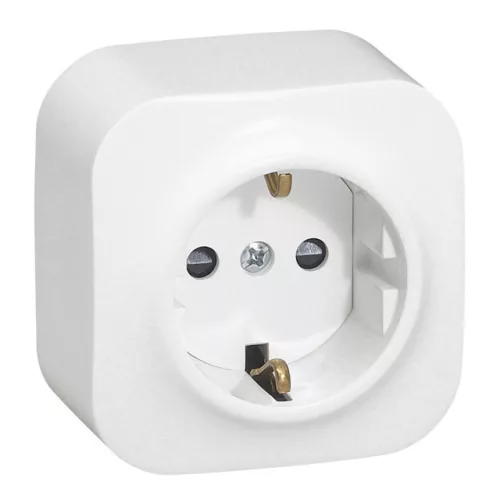 Legrand Forix 782411 földelt dugalj 2P+F, 16 A, IP20, fehér, falon kívüli