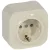 Legrand Forix 782441 földelt dugalj 2P+F, 16 A, IP20, bézs, falon kívüli