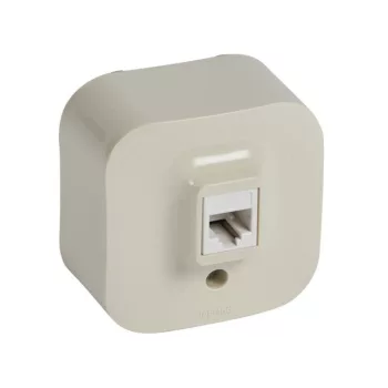 Legrand Forix 782444 RJ11 telefonaljzat, IP21, bézs, falon kívüli