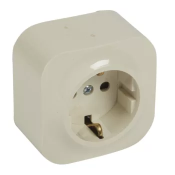 Legrand Forix 782450 földelt dugalj 2P+F, 16 A, IP21, bézs, falon kívüli