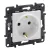 Legrand Niloé Step 863120 földelt dugalj 2P+F, 16 A, IP20, fehér, süllyesztett