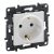Legrand Niloé Step 863121 2P+F csatlakozóaljzat (csavaros /, fehér (Legrand 863121 / 863121B)