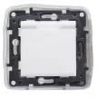 Legrand Niloé Step 863123 földelt dugalj 2P+F, 16 A, IP44, fehér, süllyesztett